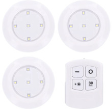 Tři LED světla pod skříňku s dálkovým ovládáním