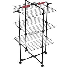 Sušák na prádlo se třemi úrovněmi a kolečky