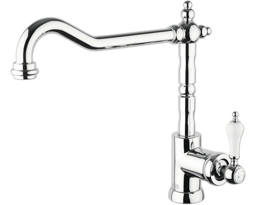 Kuchyňská baterie z kovu s jednou pákou