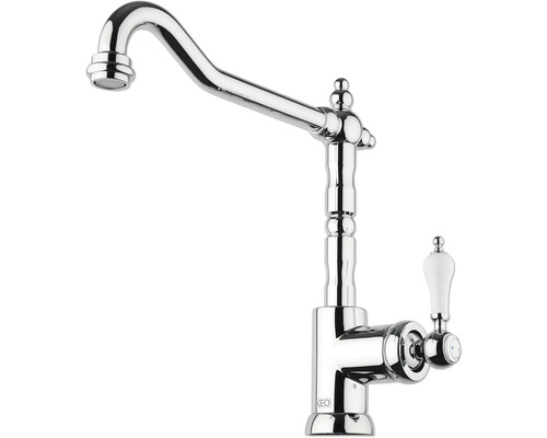 Kuchyňská baterie s otočným výtokem a pákou