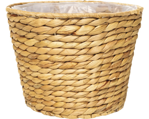 Pletený květináč z vodního hyacintu