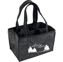 Plstěná taška se šesti přihrádkami a držadly