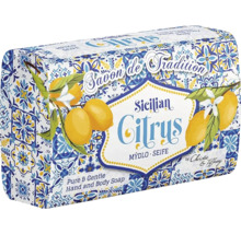 Balení sicilské citrusové mýdlo na ruce a tělo