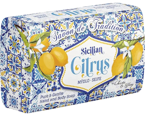 Balení sicilské citrusové mýdlo na ruce a tělo