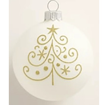 Vánoční koule s motivem vánočního stromku