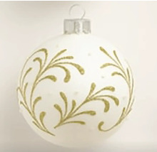 Vánoční ozdoba s květinovým vzorem