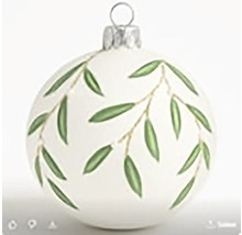 Vánoční ozdoba s motivem listů