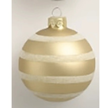 Vánoční koule s pruhovaným vzorem