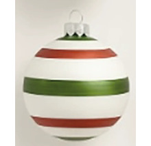 Vánoční baňka s vodorovnými pruhy