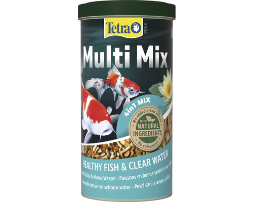 Tetra Pond Multi Mix 4v1 krmivo pro ryby pro zdravé ryby a čistou vodu