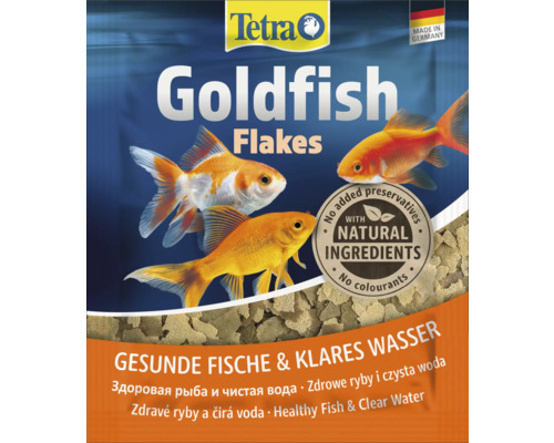 Tetra Goldfish Flakes pro zdravé ryby a čistou vodu