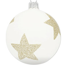 Vánoční koule se vzorem hvězdy