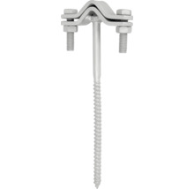 Zemní kotva se šroubem a upevňovacími prvky