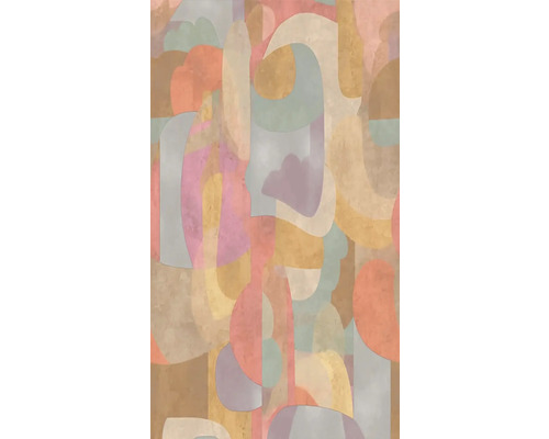 Vliesový panel Cosmo Living 791455, role 8,80x0,53m Abstraktní vzor tapety s organickými tvary