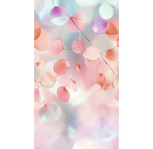 Ilustrace kulatých listů na tenkých větvích