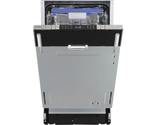 Otevřená myčka na nádobí na čištění nádobí