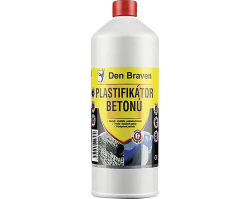 Přísada do betonu Den Braven v bílé plastové láhvi