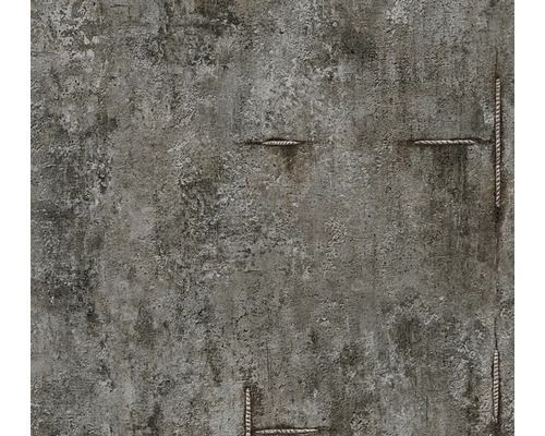 Vliesová tapeta Cosmo Living 790855, role 10,05x0,53m Tapeta s betonovou optikou a viditelnou výztuží