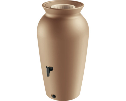 Nádrž na dešťovou vodu ve tvaru amfory s kohoutkem