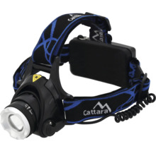 Čelovka s nastavitelným hlavovým páskem a funkcí zoomu