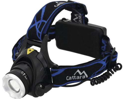 Čelovka LED 570 lm ZOOM Cattara voděodolná Čelovka s nastavitelným hlavovým páskem a funkcí zoomu