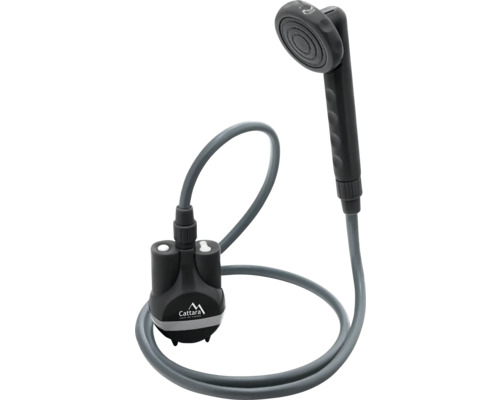 Přenosná kempingová sprcha s USB-C nabíjením Mobilní sprcha Cattara s hadicí a sprchovou hlavicí