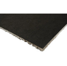 Černá textilní podlahová krytina s textilním podkladem