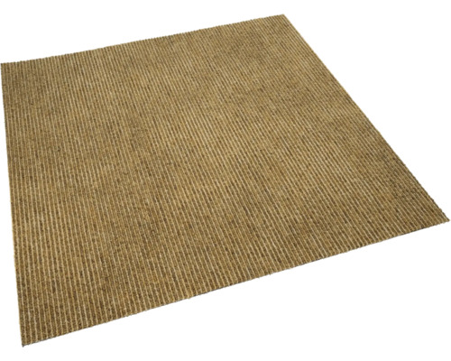 Čtvercový koberec s žebrovanou strukturou