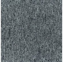Detail šedého koberce se smyčkovou texturou.