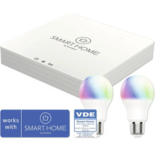 Smart Home Gateway se dvěma LED žárovkami