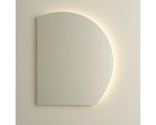 Půlkruhové nástěnné svítidlo do interiéru