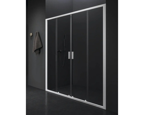 Sprchový kout s posuvnými dveřmi a rámem