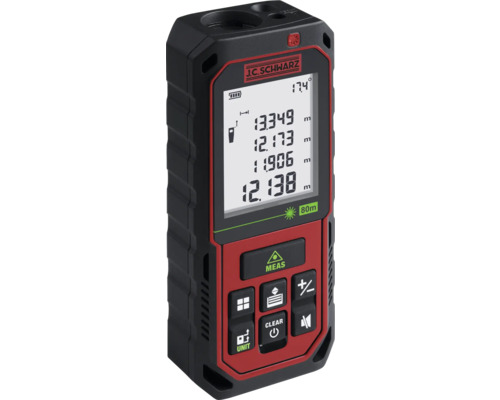 Laserový dálkoměr J.C. Schwarz, zelený, 80 m Laserový dálkoměr J.C. Schwarz