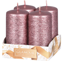 Čtyři svíčky ve tvaru válce v balení