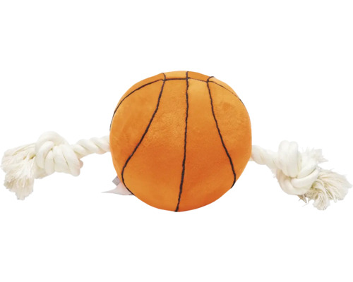 Hračka pro psy basketbal s lanem