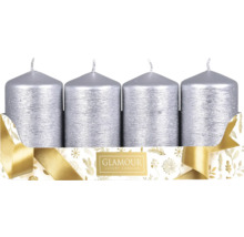 Čtyři svíčky ve tvaru sloupku v dárkové krabičce