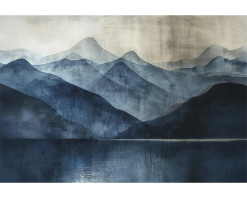 Nástěnný obraz s horskou krajinou a jezerem