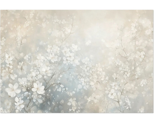 Vzor tapety s kvetoucími větvemi