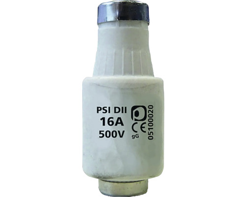 Pojistka PSI DII 16A 500V