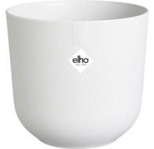 Bílý květináč Elho s kosočtvercovým vzorem