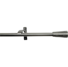 Kovová záclonová tyč s držákem a koncovkou