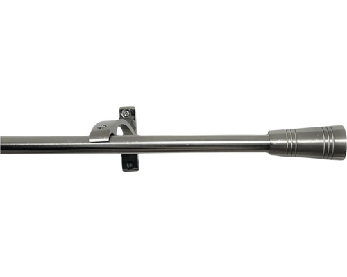 Kovová záclonová tyč s držákem a koncovkou