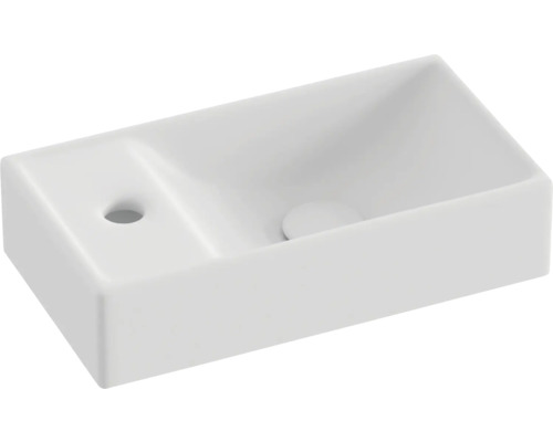 Keramické umyvadlo na desku s obdélníkovým tvarem