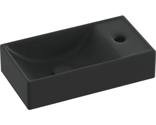 Obdélníkové keramické umyvadlo na desku