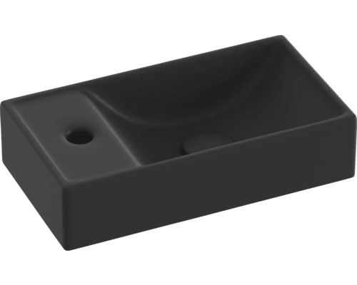 Obdélníkové umyvadlo na desku z sanitární keramiky