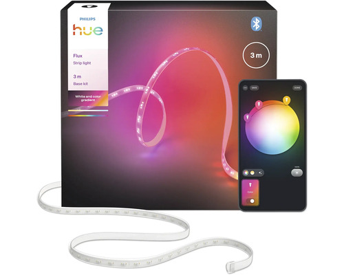 Základní sada Philips Hue Flux světelný pásek 3 metry s aplikací pro chytré telefony