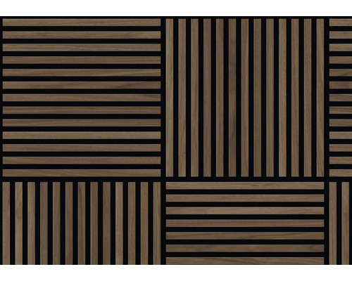 Dřevěný panel s přímočarým designem pro stěny a strop