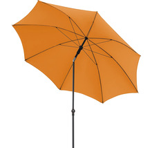 Oranžový slunečník pro venkovní použití