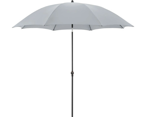 Šedý zahradní slunečník se středovou tyčí