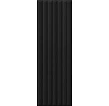 Černý panel s vertikálními žebry